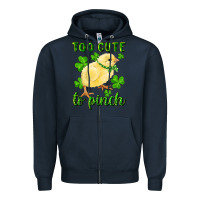 Navy Too Cute To Pinch Chick Zipper Hoodie - RanaPortraitStore