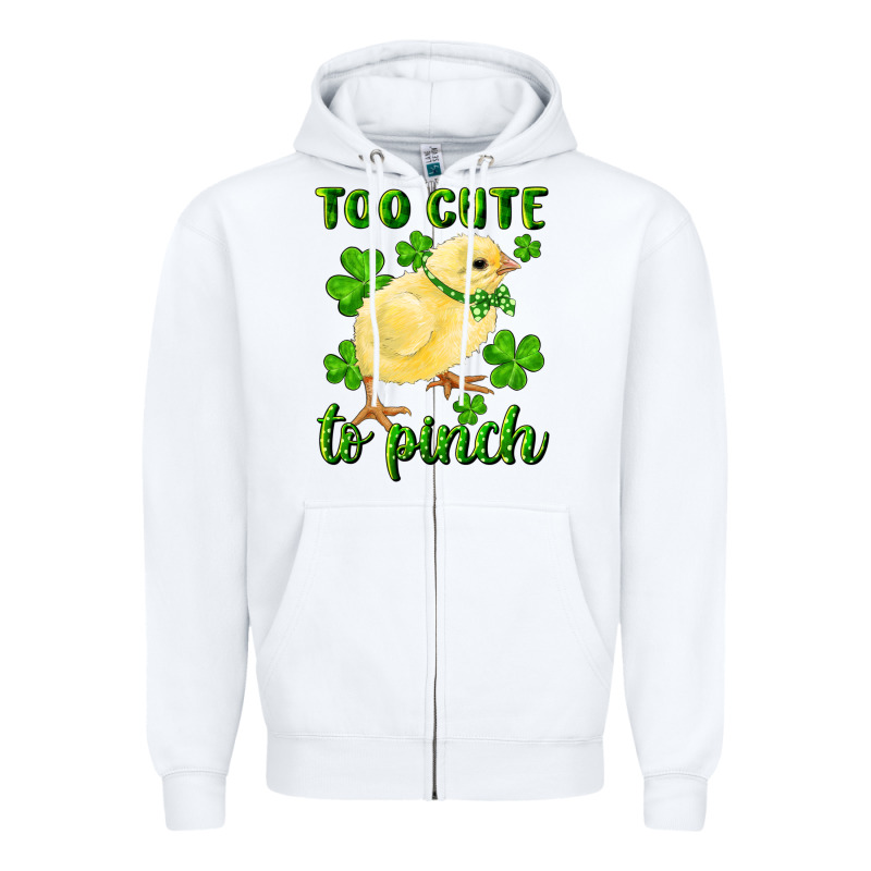Too Cute To Pinch Chick Zipper Hoodie by RanaPortraitStore | Teevron