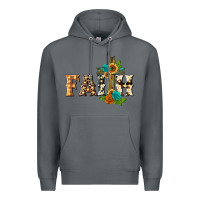 Rock faith with cross Premium Hoodie - BarkalooDesign