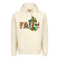 Sandshell faith with cross Premium Hoodie - BarkalooDesign