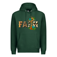 Sports Green faith with cross Premium Hoodie - BarkalooDesign