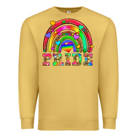 Antique Gold lgbtq pride and rainbow Premium Sweatshirt - HRA Design Shop