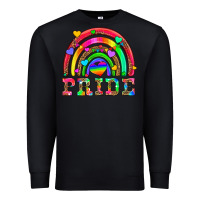 Black lgbtq pride and rainbow Premium Sweatshirt - HRA Design Shop