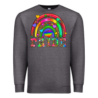 Charcoal Heather lgbtq pride and rainbow Premium Sweatshirt - HRA Design Shop