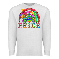 Oatmeal Heather lgbtq pride and rainbow Premium Sweatshirt - HRA Design Shop