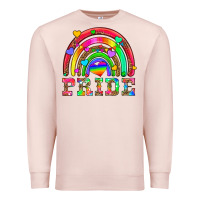 Pale Pink lgbtq pride and rainbow Premium Sweatshirt - HRA Design Shop