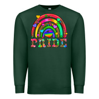 Sports Green lgbtq pride and rainbow Premium Sweatshirt - HRA Design Shop