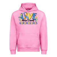 Fuchsia Pink love dose count chromosomes Urban Hoodie - MaliasSmallBusiness