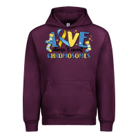 Mauve Wine love dose count chromosomes Urban Hoodie - MaliasSmallBusiness