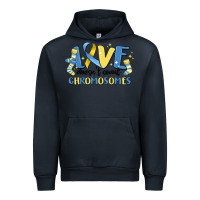 Navy love dose count chromosomes Urban Hoodie - MaliasSmallBusiness