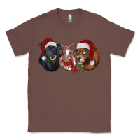Chestnut Christmas Cows Classic Tee - RanaPortraitStore