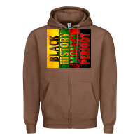 Chestnut black history month periodt Zipper Hoodie - Zillion Design Studio