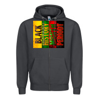 Smoke black history month periodt Zipper Hoodie - Zillion Design Studio