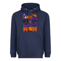 Navy loud and proud basketball mom Heavyweight Hoodie - Zillion Design Studio