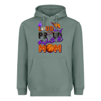 Sage loud and proud basketball mom Heavyweight Hoodie - Zillion Design Studio