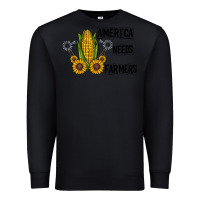 Black america needs farmers Premium Sweatshirt - CowhideDigitalArt