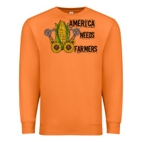 Carrot america needs farmers Premium Sweatshirt - CowhideDigitalArt