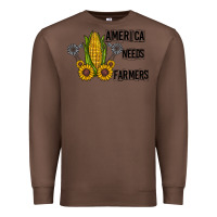 Chestnut america needs farmers Premium Sweatshirt - CowhideDigitalArt