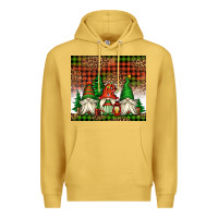 Antique Gold Christmas gnomes Premium Hoodie - Jasminsmagicworld