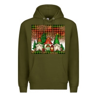 Army Green Christmas gnomes Premium Hoodie - Jasminsmagicworld