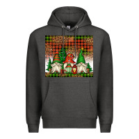 Charcoal Heather Christmas gnomes Premium Hoodie - Jasminsmagicworld