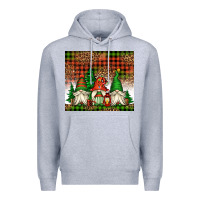 Heather Grey Christmas gnomes Premium Hoodie - Jasminsmagicworld