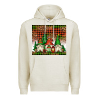 Oatmeal Heather Christmas gnomes Premium Hoodie - Jasminsmagicworld