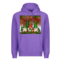 Purple Christmas gnomes Premium Hoodie - Jasminsmagicworld