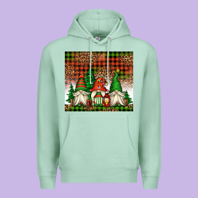 Christmas Gnomes Premium Hoodie Designed By Jasminsmagicworld