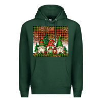 Sports Green Christmas gnomes Premium Hoodie - Jasminsmagicworld