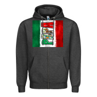 Charcoal Heather mexico papa Zipper Hoodie - Zillion Design Studio