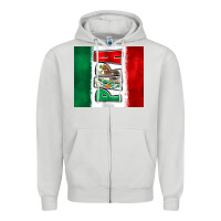Dove Grey mexico papa Zipper Hoodie - Zillion Design Studio