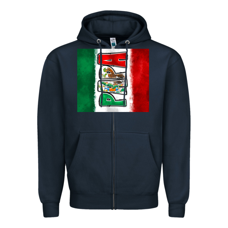 Mexico Papa Zipper Hoodie by Zillion Design Studio | Teevron