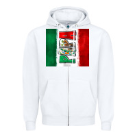 White mexico papa Zipper Hoodie - Zillion Design Studio