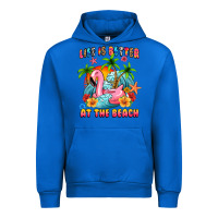 Cobalt life is better at the beach Urban Hoodie - MaliasSmallBusiness