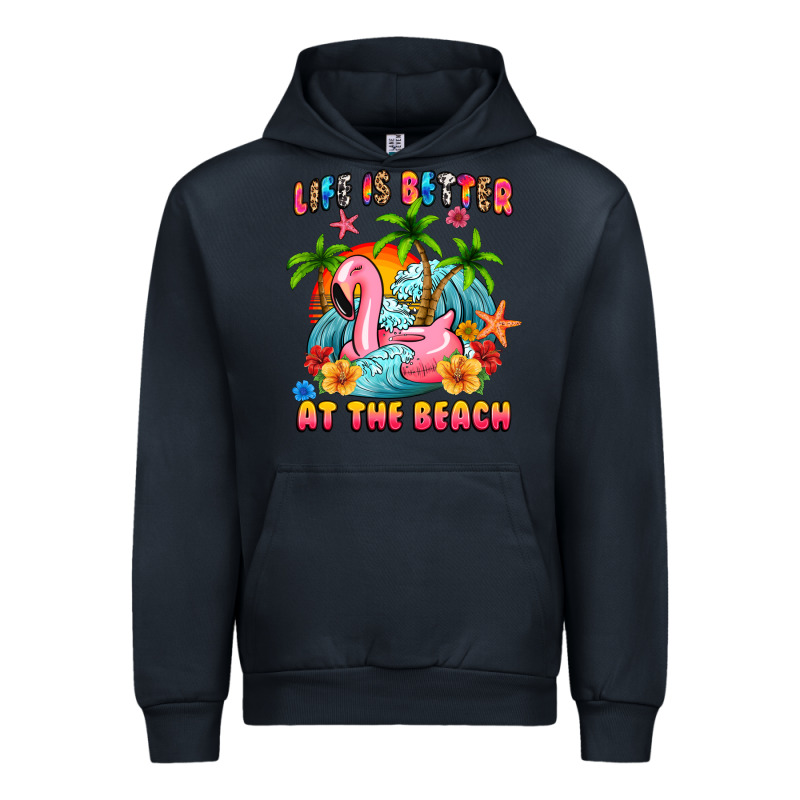 Life Is Better At The Beach Urban Hoodie by MaliasSmallBusiness | Teevron