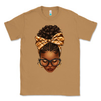 Plaid Bandana Afro Woman Classic Tee | Teevron