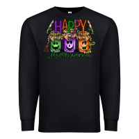 Black happy halloween jar Premium Sweatshirt - RacoonDesign