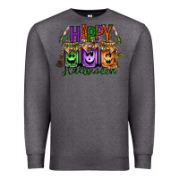 Charcoal Heather happy halloween jar Premium Sweatshirt - RacoonDesign