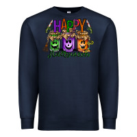 Navy happy halloween jar Premium Sweatshirt - RacoonDesign