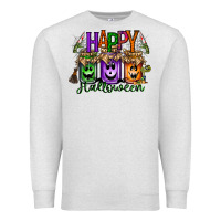 Oatmeal Heather happy halloween jar Premium Sweatshirt - RacoonDesign