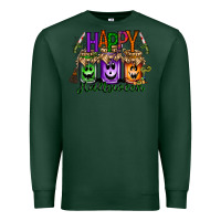 Sports Green happy halloween jar Premium Sweatshirt - RacoonDesign