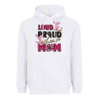 White loud and proud cheer mom Heavyweight Hoodie - Zillion Design Studio