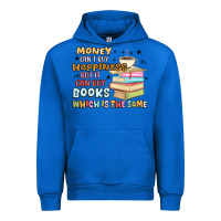 Cobalt money can't buy happiness but it can buy books Urban Hoodie - MaliasSmallBusiness