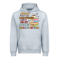 Heather Grey money can't buy happiness but it can buy books Urban Hoodie - MaliasSmallBusiness