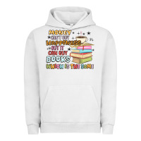 Pigment Lunar Rock money can't buy happiness but it can buy books Urban Hoodie - MaliasSmallBusiness