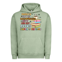 Pigment Oil Green money can't buy happiness but it can buy books Urban Hoodie - MaliasSmallBusiness