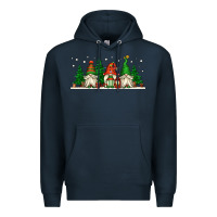 Navy Christmas gnomes Premium Hoodie - Jasminsmagicworld