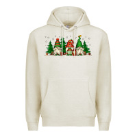 Oatmeal Heather Christmas gnomes Premium Hoodie - Jasminsmagicworld