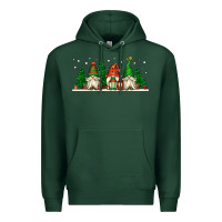 Sports Green Christmas gnomes Premium Hoodie - Jasminsmagicworld